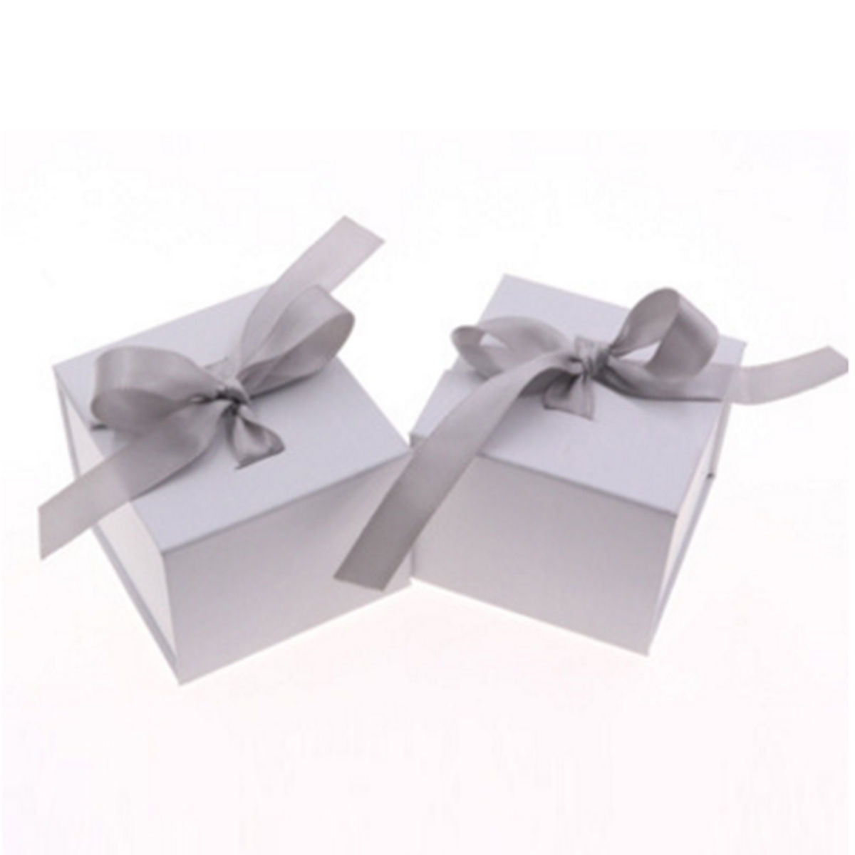 Picture of Paper Jewelry Gift Box Square White 5cm x 5cm x 4cm , 1 Piece