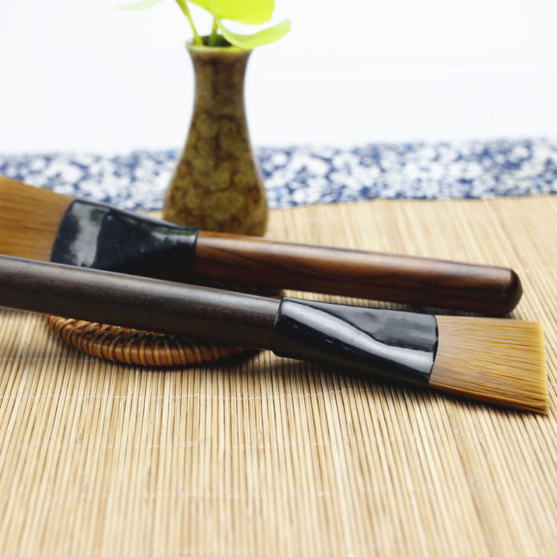 Bild von Natürliches Holz Teebürste Kaffeebraun 18.5cm x 5.5cm, 1 Stück