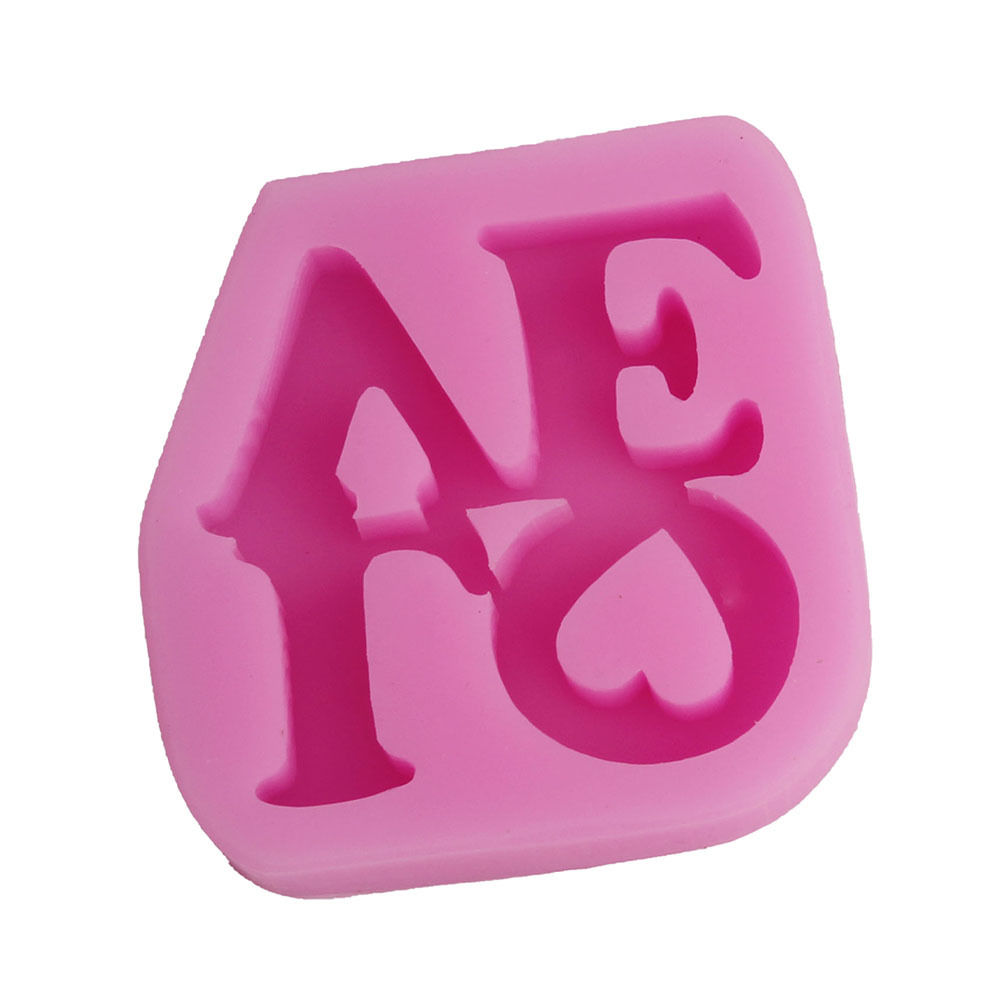 Picture of Pink - Love Baking Cake Pudding Chocolate Silicone Mold Food Grade 9x8.8x2.2cm, 1 Piece