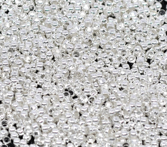 Picture of Crimps - 2mm Silver Plated Beads PKT 5000