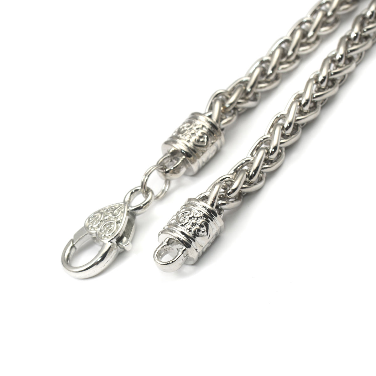 Picture of Zinc Based Alloy & Iron Based Alloy Foxtail Chain Lobster Clasp Bracelets Silver Tone 21cm(8 2/8") long, 1 Piece