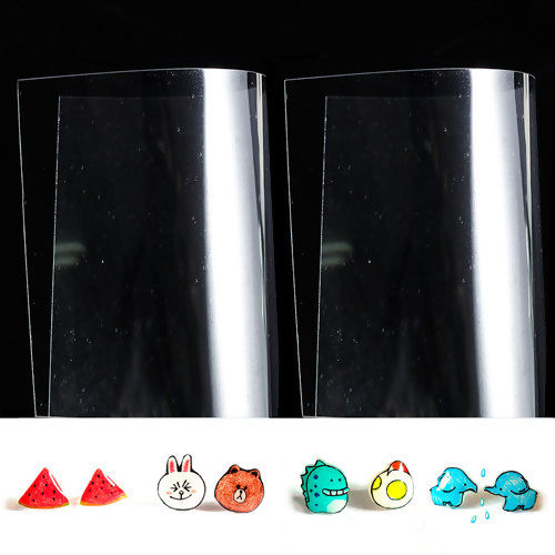 Picture of Plastic Shrink Plastic Rectangle Clear 29cm(11 3/8") x 20cm(7 7/8"), 3 Sheets
