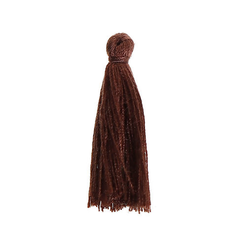 Picture of Polyester Tassel Coffee 30mm(1 1/8"), 5 PCs