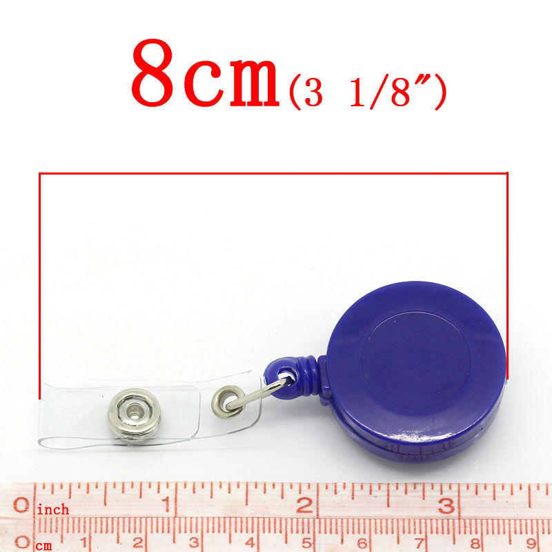 Bild von ABS Plastik ID-Karte Halter Schwarz 8.0cm, 5 Stück 