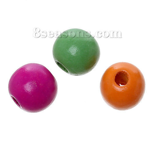 Picture of Maple Natural Wood Spacer Beads Drum At Random Mixed About 12mm x 11mm, 200 PCs