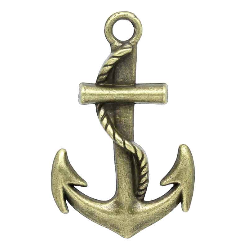 Изображение Подвески Металлические Античная Бронза " Якорь " 36mm(1 3/8") x 23mm( 7/8"), 20 ШТ