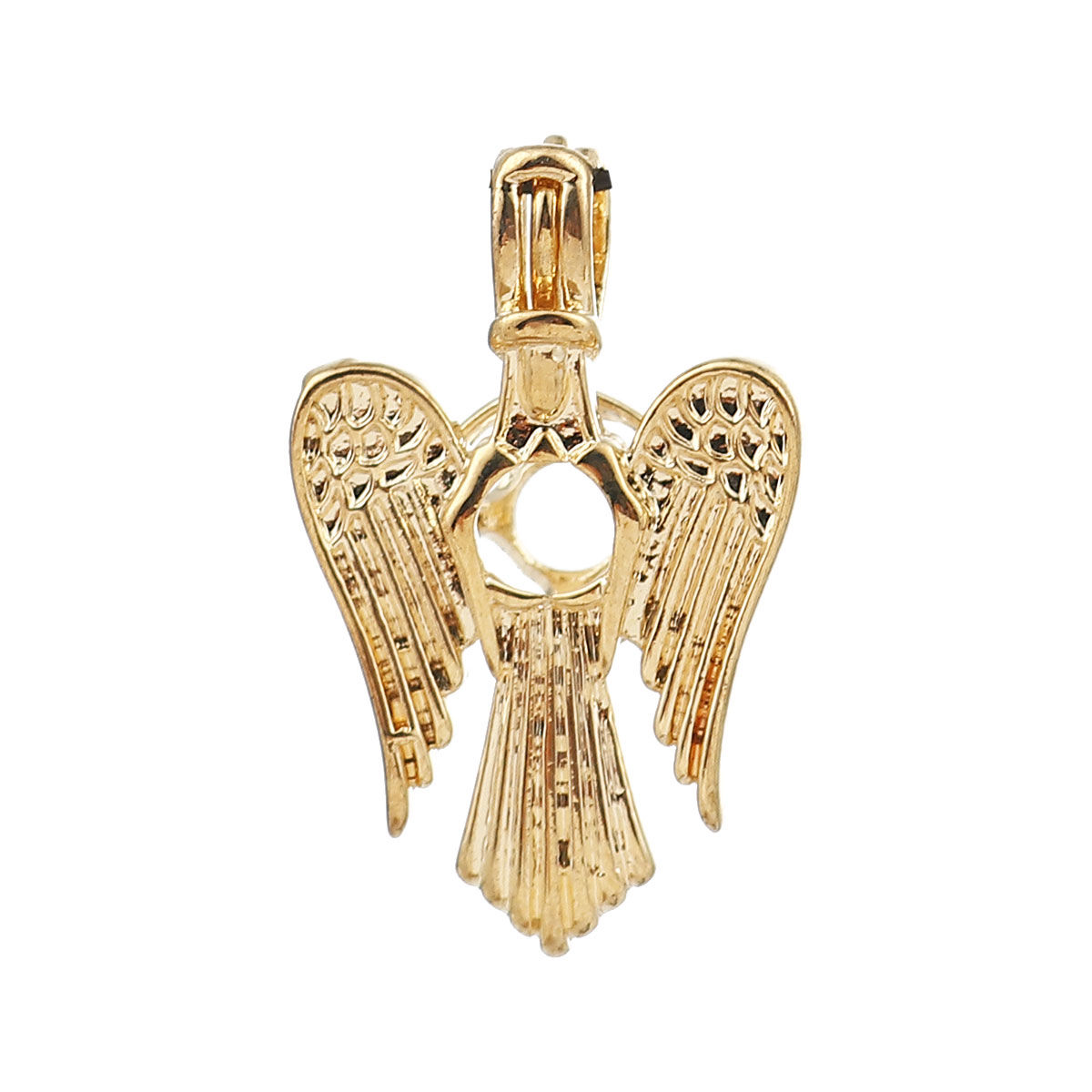 Picture of Copper Wish Pearl Locket Jewelry Pendants Angel Can Open