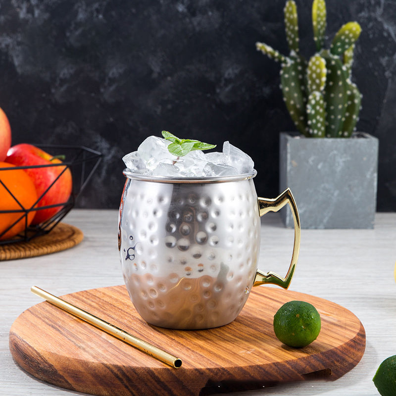Picture of ( 500ml ) Stainless Steel Cups Silver Tone 11.5cm x 9.5cm, 1 Piece