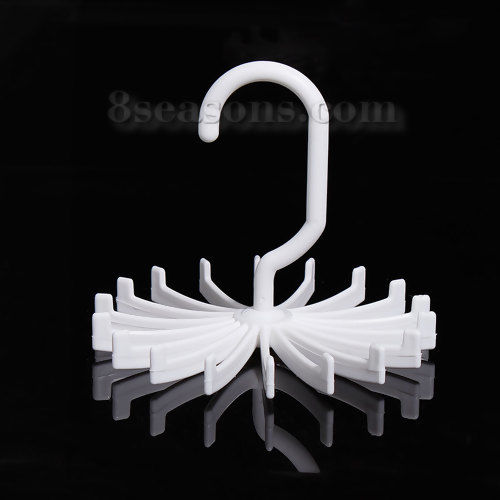 Изображение Shawls Necktie Scarf Organizer Rotating Neck Holds Adjustable Tie Rack Hanger 1 PC