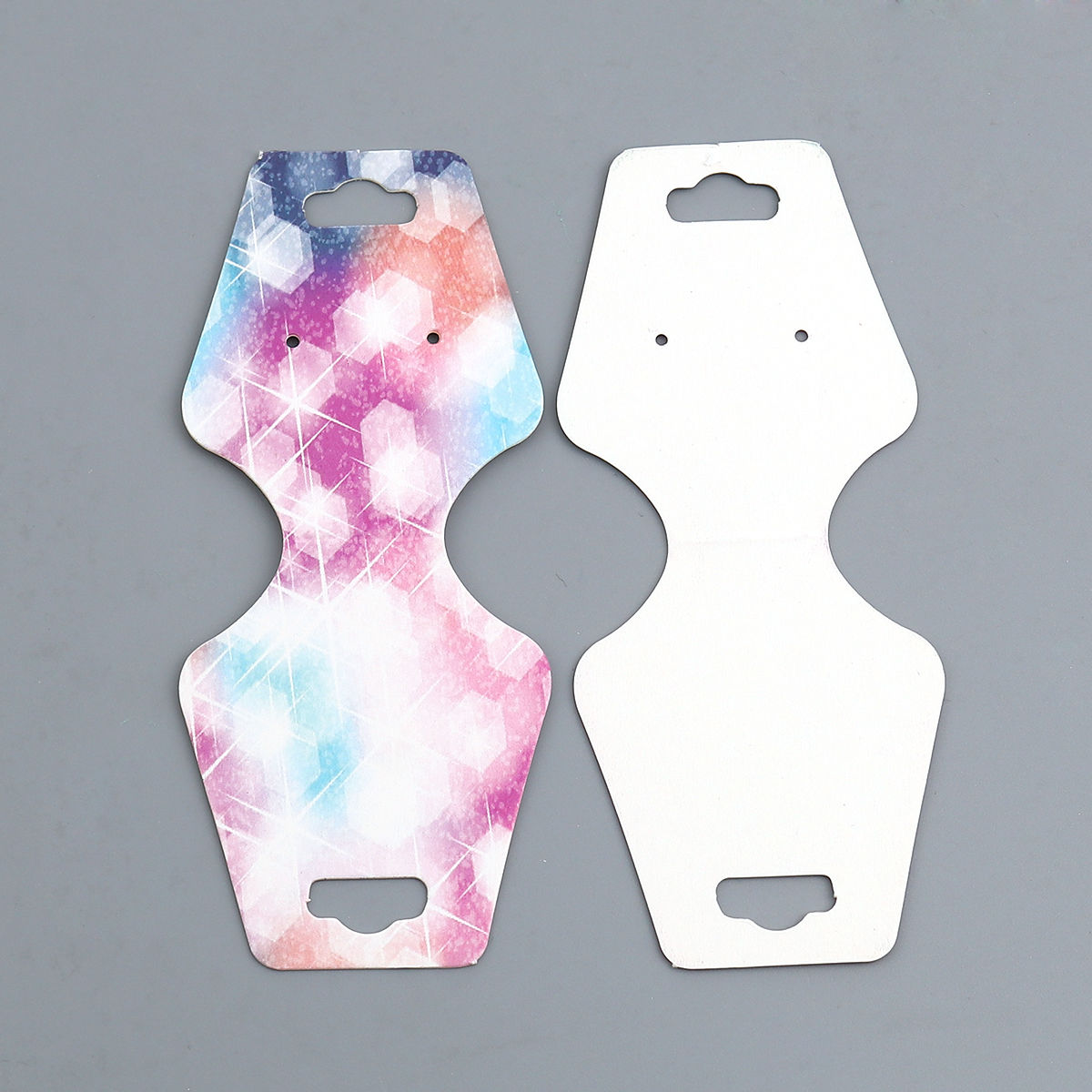 Picture of Paper Jewelry Necklace Display Card Vase Galaxy Universe Pattern