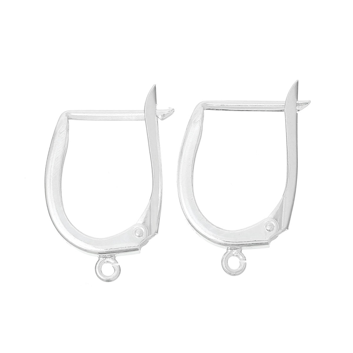 Imagen de PendientesClips Plata de Ley de Plata,21mm x 12mm, 1 Par