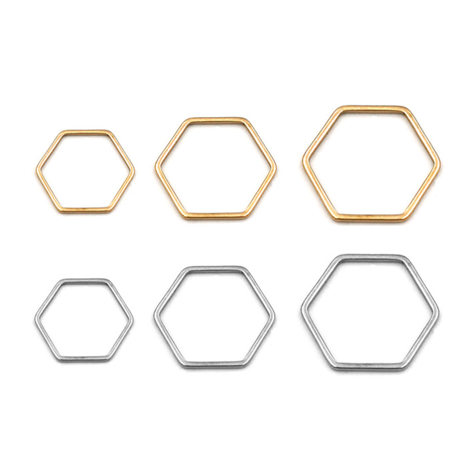 Picture of Zinc Based Alloy Connectors Findings Honeycomb Hollow 