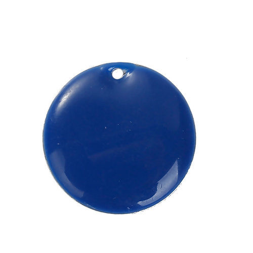 Bild von Copper Charms Round Emaille