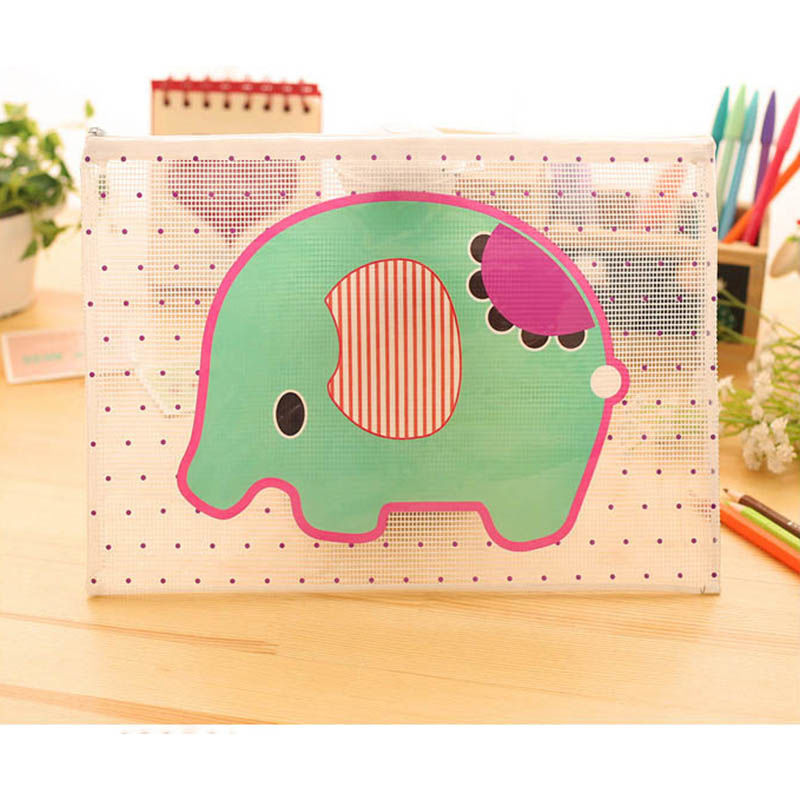 Imagen de Cloruro Polivinílico La caja de lápiz Multicolor Elefante Patón 32cmx 23.5cm, 1 Unidad