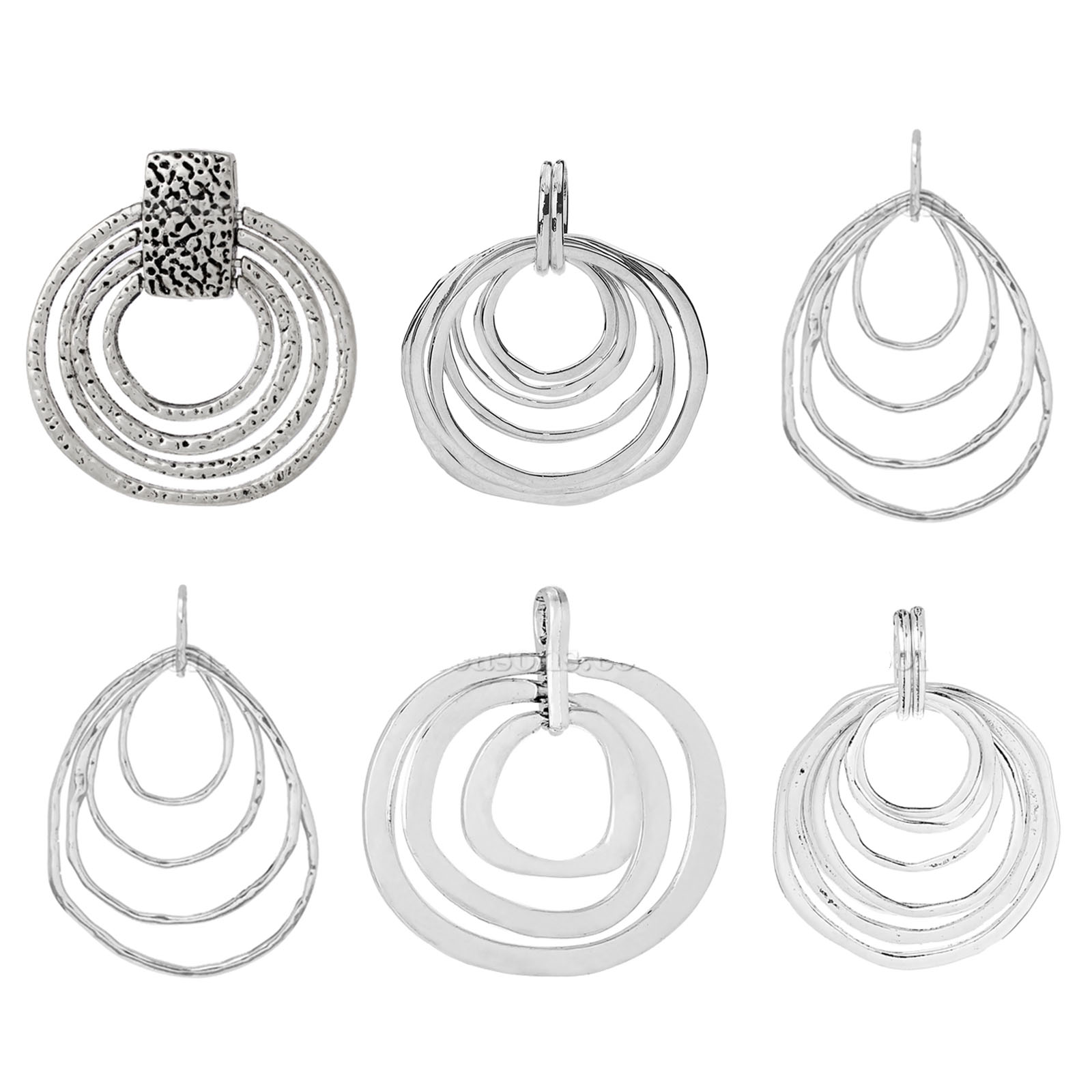 Picture of Zinc Metal Alloy Pendants Circle 