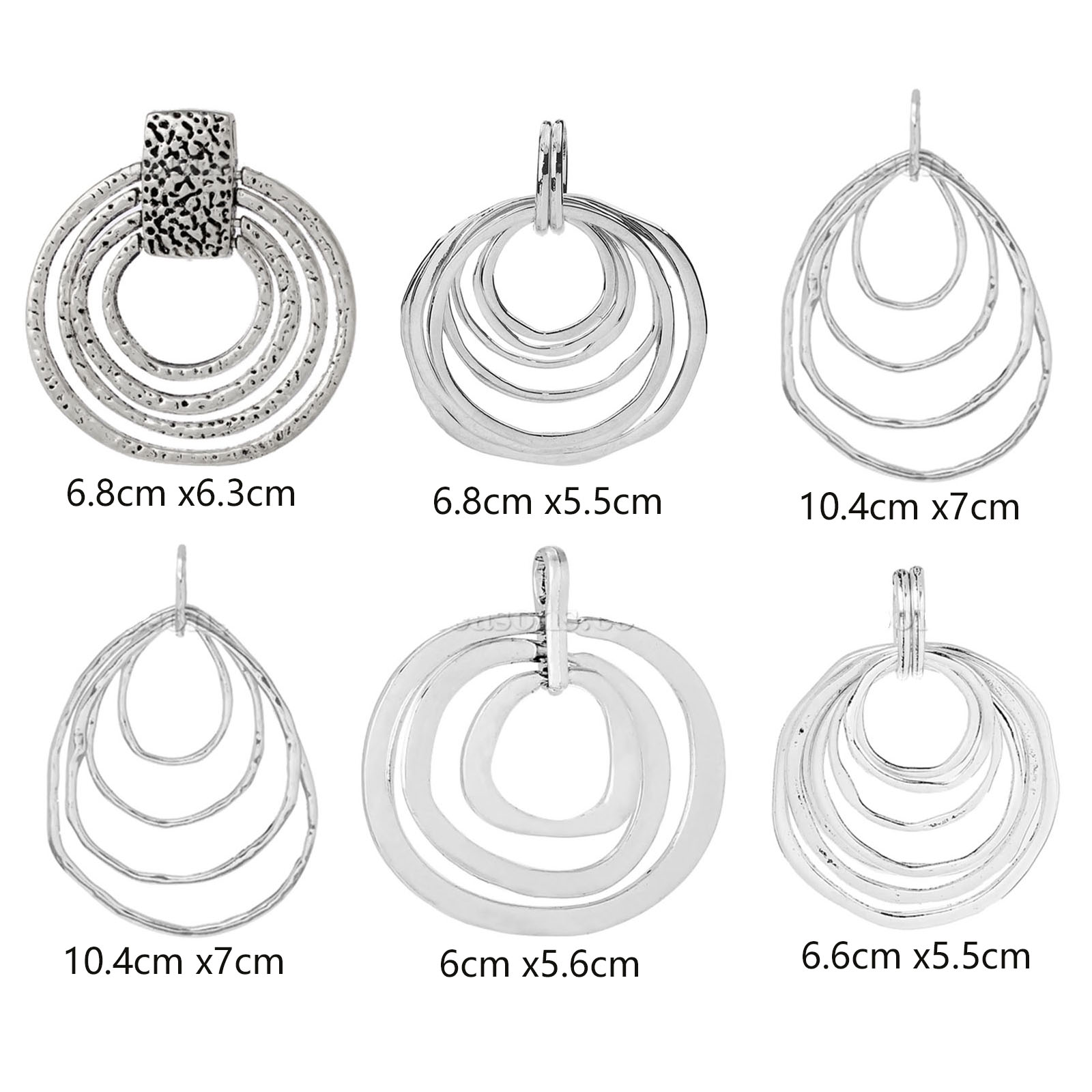 Picture of Zinc Metal Alloy Pendants Circle 