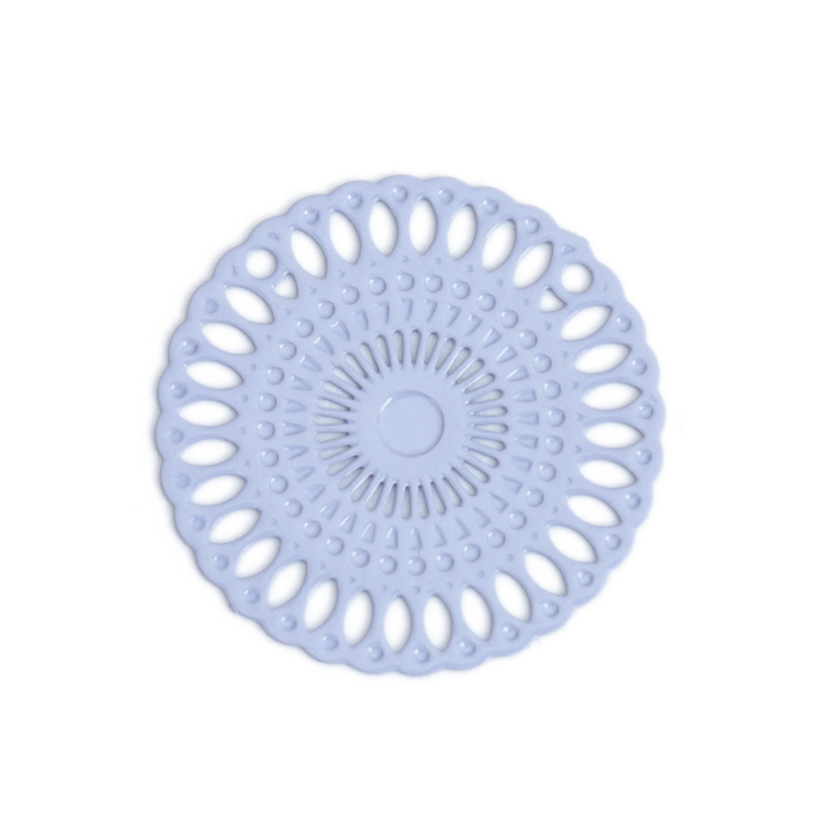 Picture of Brass Connectors Round Blue Violet Filigree 20mm Dia., 10 PCs