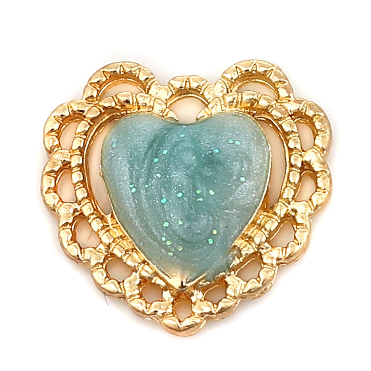 亜鉛合金 コネクターパーツ ハート の画像