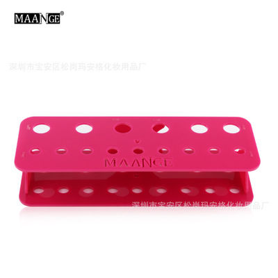 Picture of Acrylic Makeup Brush Storage Rack Blue 21.4cm x 7.5cm, 1 Piece