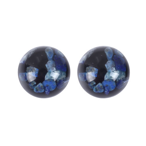 Bild von Harz & Crushed Gravel Stone Dome Dichtungen Cabochon Round