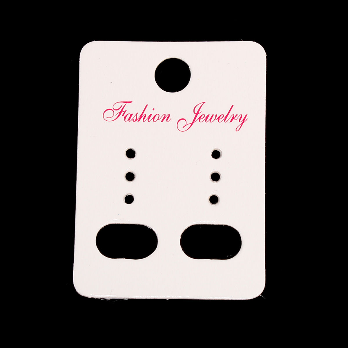 Picture of Paper Jewelry Earrings Ear Studs Display Cards Rectangle