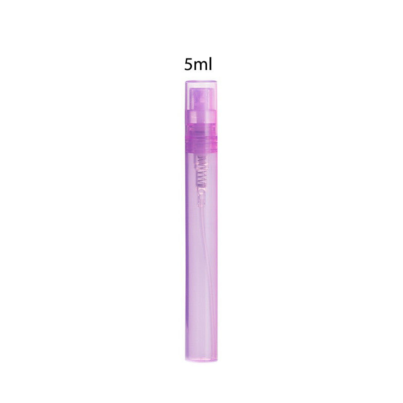Imagen de ( 5ml ) Polipropileno Botella Perfume Atomizador Vacía Spray Púrpura 10cm x 1.2cm, 1 Unidad