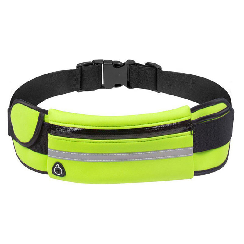 Bild von Neon Green - Sport Wasit Pack Wasserdichter Laufgurt Erweiterbare Gürteltasche für alle Arten von Handys