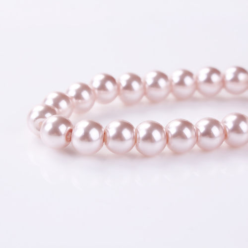 Picture of Glass Beads Round Korea Imitation Pearl