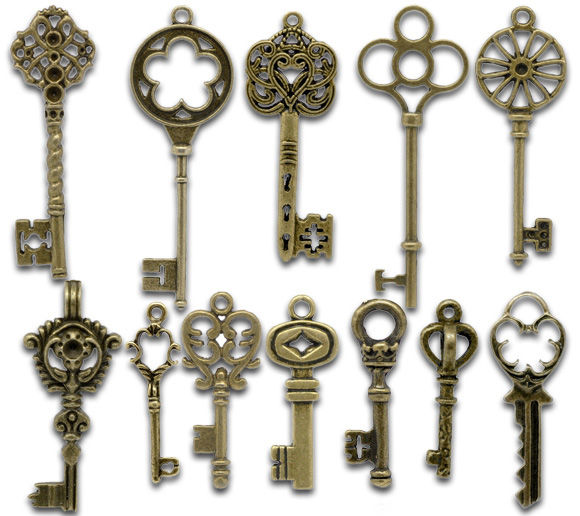 Bild von Mixed Key Charms Anhänger