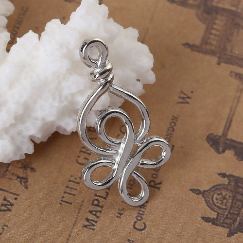 Picture of Zinc Based Alloy Charms Celtic Knot Hollow