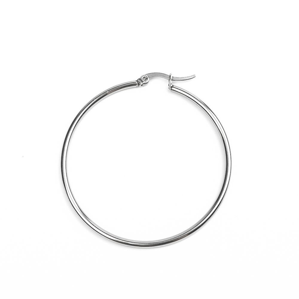 Picture of Stainless Steel Hoop Earrings Circle Ring