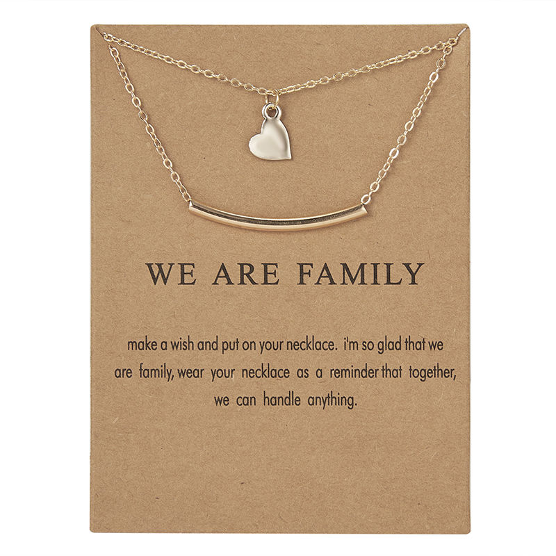Picture of Multilayer Layered Necklace Heart