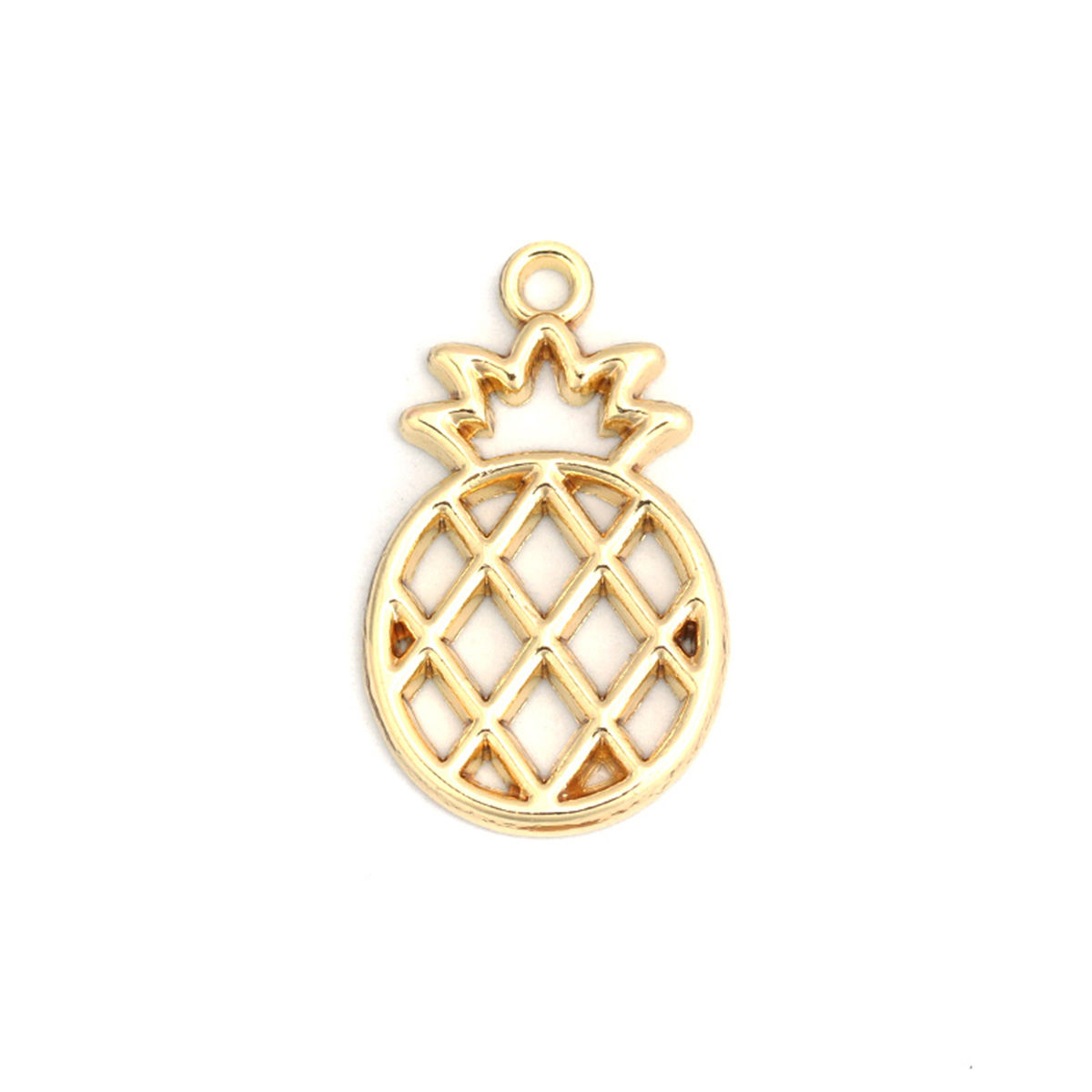 Image de Breloques en Alliage de Zinc Ananas Creux     