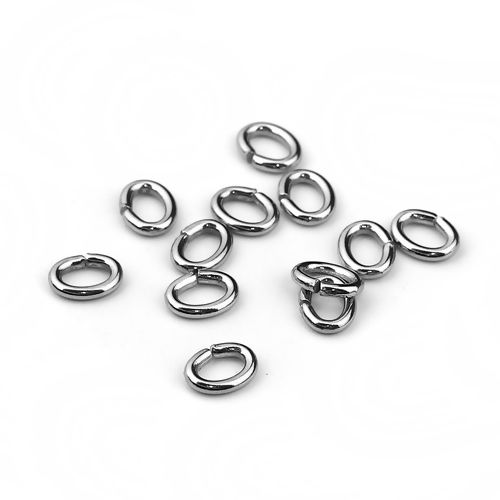 Picture of Stainless Steel Open Jump Rings Findings Oval