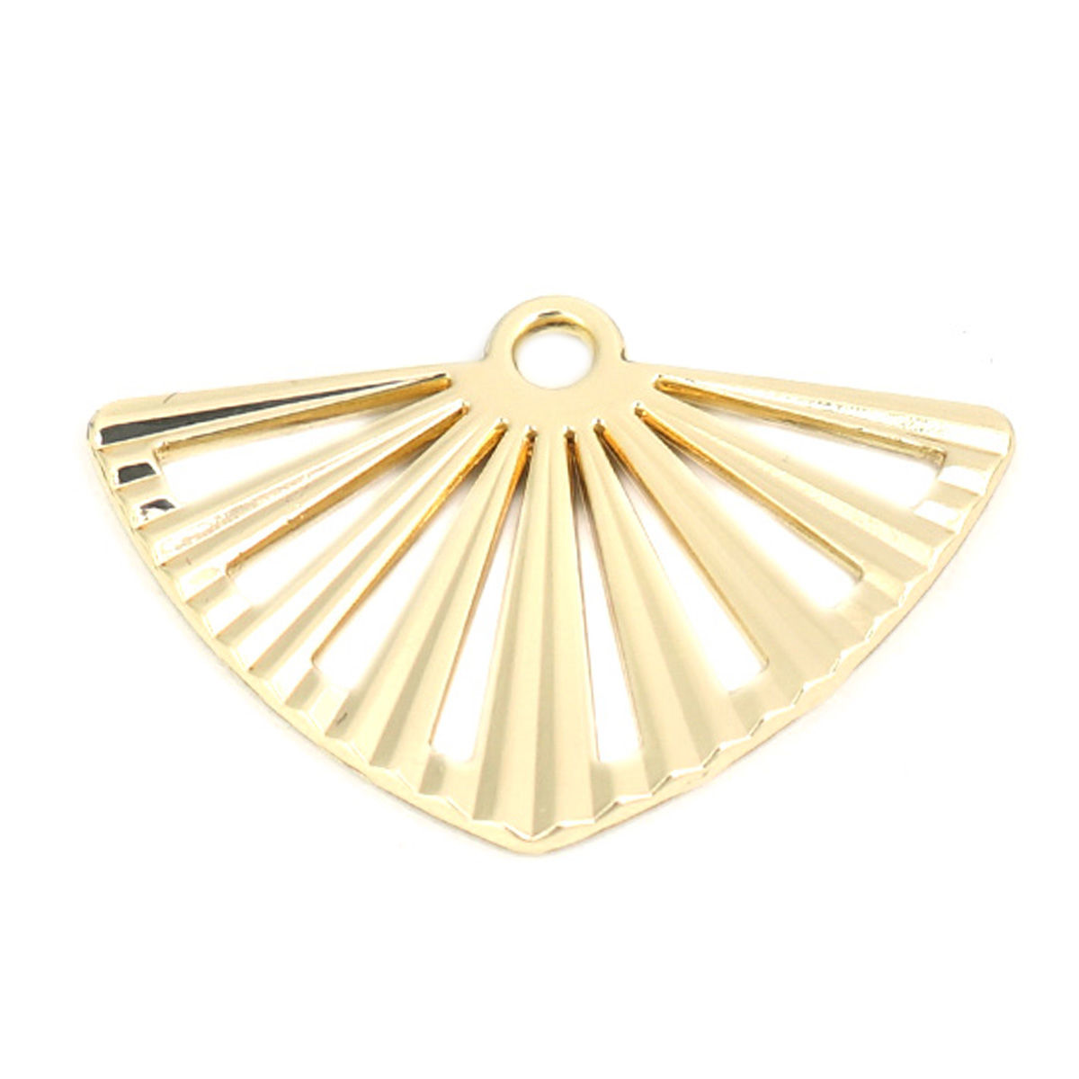 Picture of Zinc Based Alloy Charms Fan-shaped Hollow