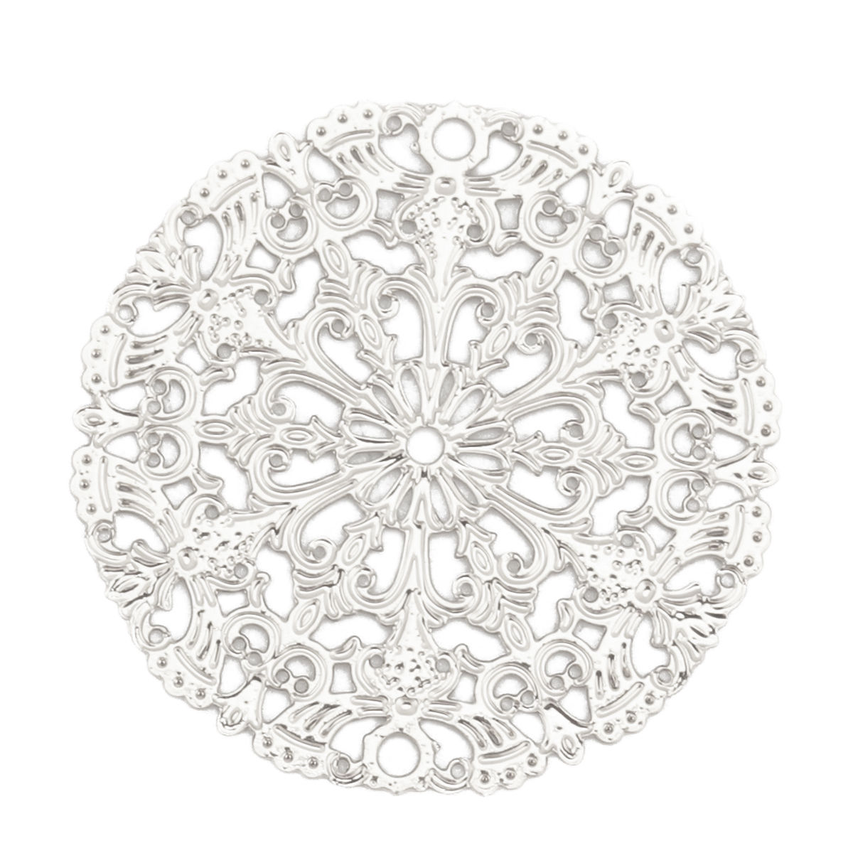 合金細線細工スタンピングコネクタラウンド の画像