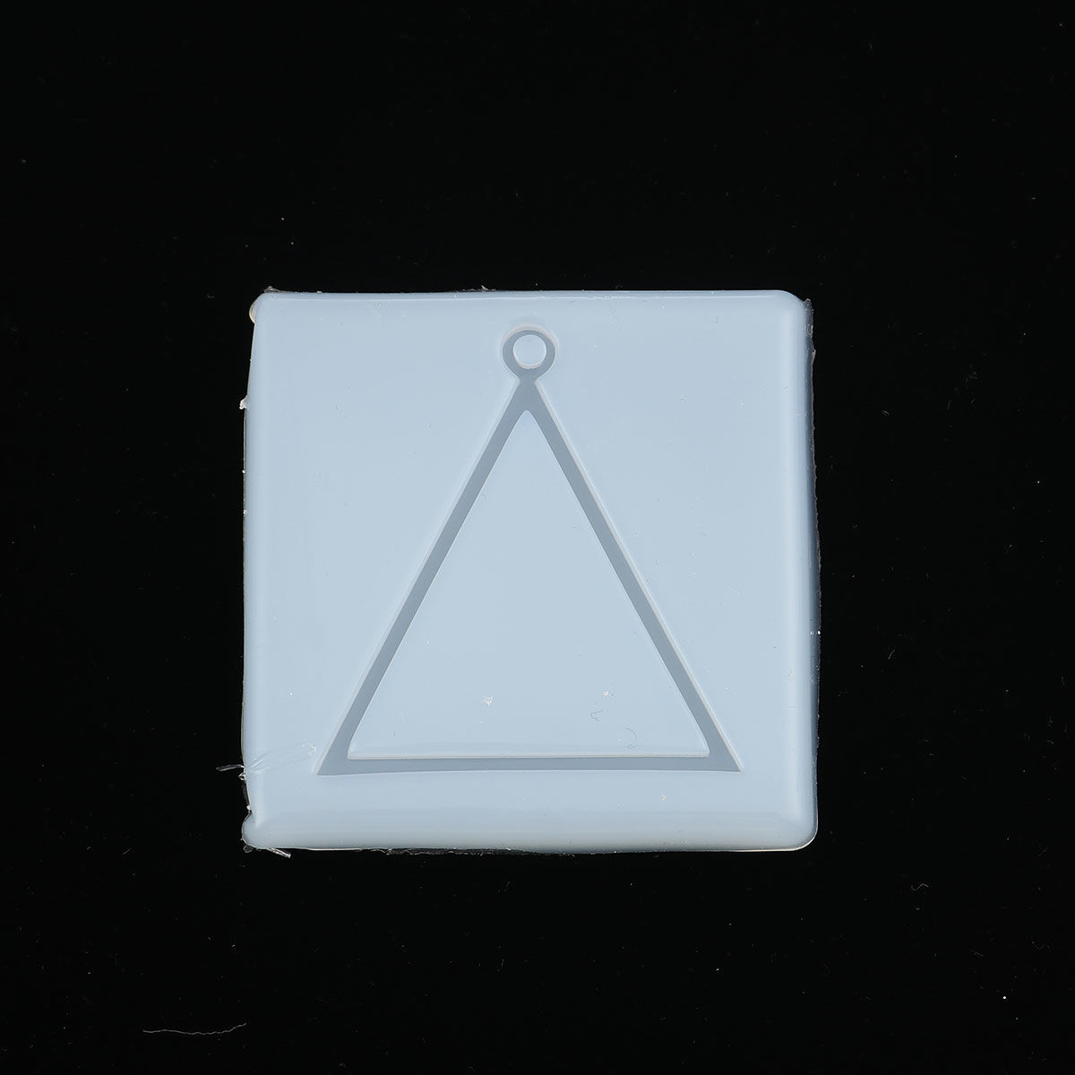 Picture of Silicone Resin Mold For Jewelry Making Square Translucent Triangle
