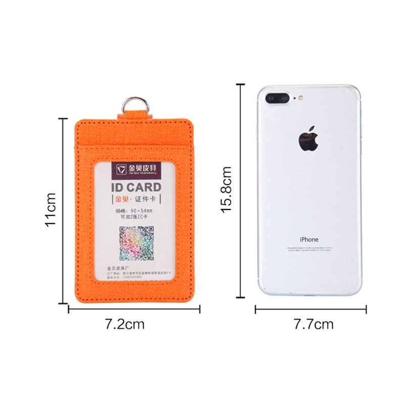 Picture of PU Leather ID Card Badge Holders 11cm x 7.2cm, 1 Piece