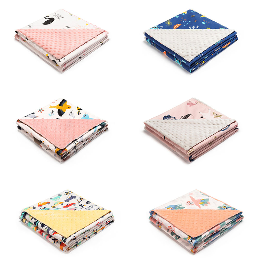 Picture of Pure Cotton Blanket For Baby Kids Mixed Color 1 Piece