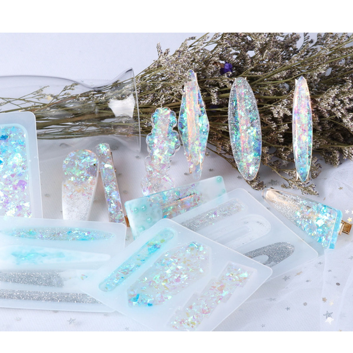 Imagen de Silicone Resin Mold For Jewelry Making Hairpin
