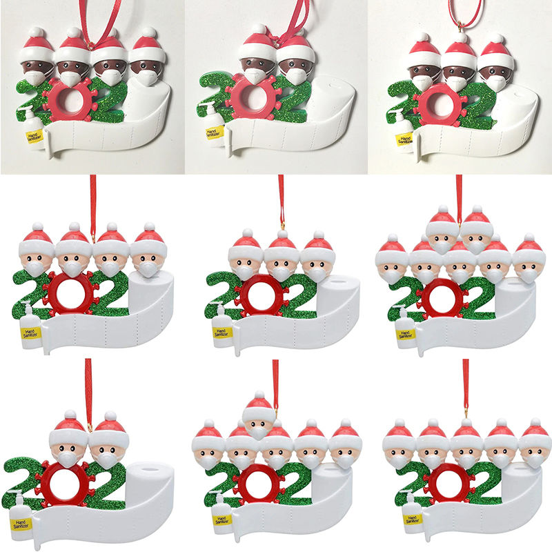 Imagen de Cloruro Polivinílico Navidad Decoración para Colgar Máscara Mensaje " 2020 " Brillo 1 Unidad
