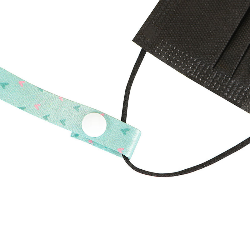 Picture of Polyester Face Mask Neck Strap Lariat Lanyard Necklace Adjustable 1 Piece
