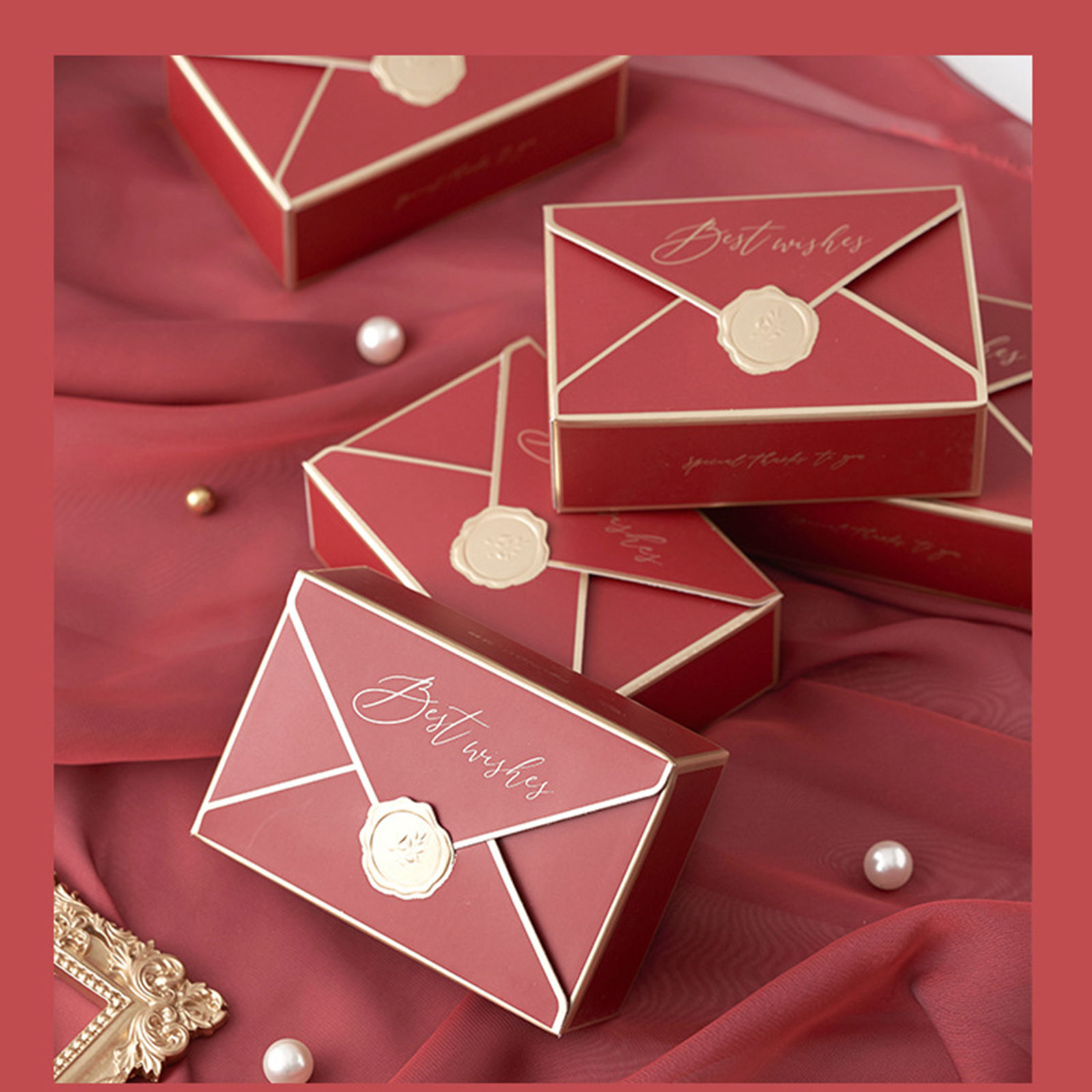 Picture of Paper Jewelry Gift Packing & Shipping Boxes 10.5cm x 7cm , 10 PCs