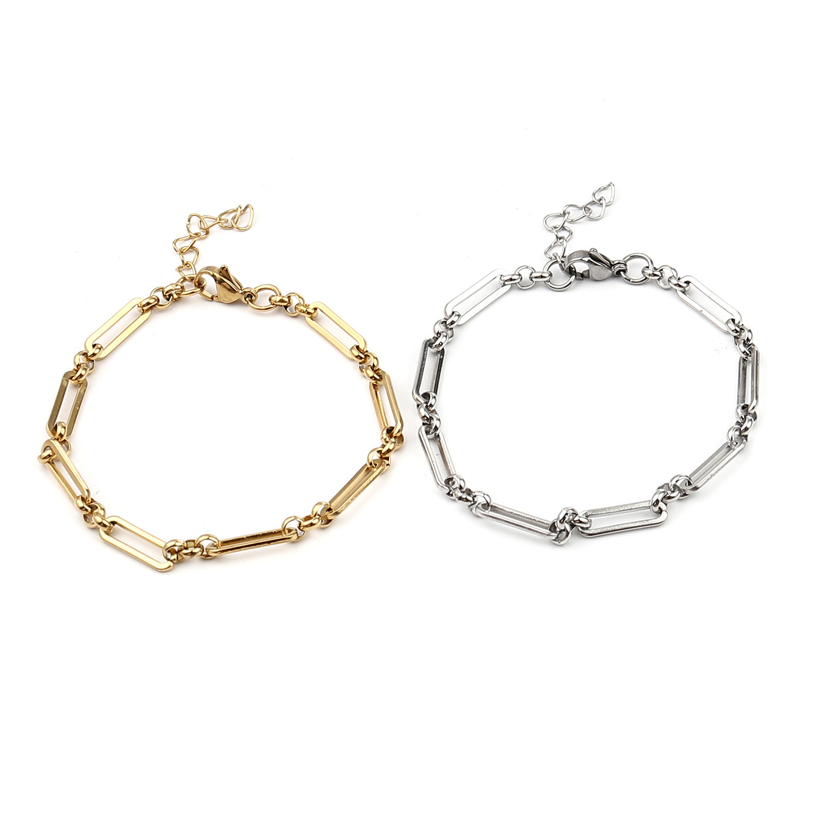 Image de Bracelets en Acier Inoydable Ovale