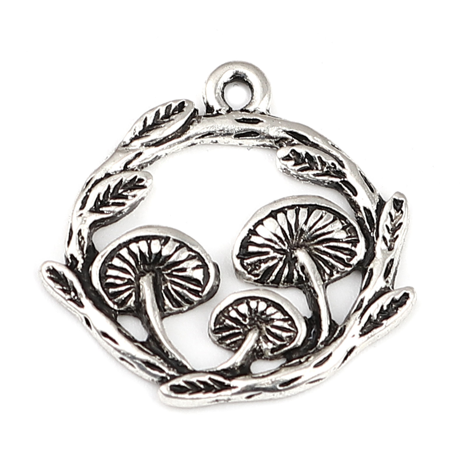 Picture of Zinc Based Alloy Charms Round Mushroom