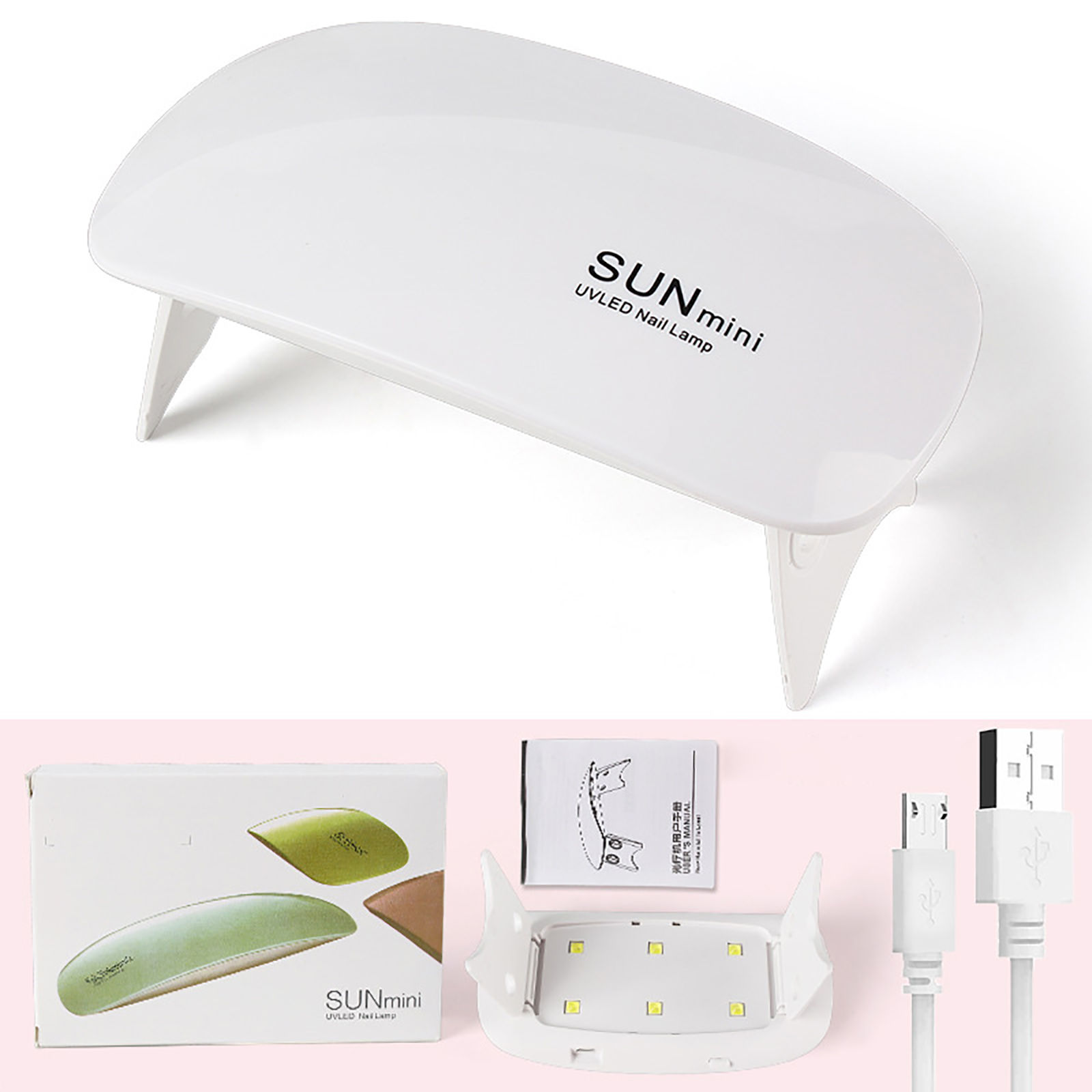 Picture of PU & Plastic Nail Art Tools LED Light Up 13.1cm x 6.7cm, 1 Piece