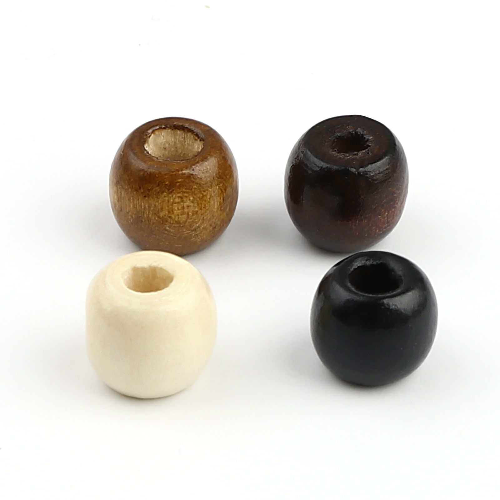 Picture of Natural Pine Wood Spacer Beads About 12mm x 10mm, 500 PCs