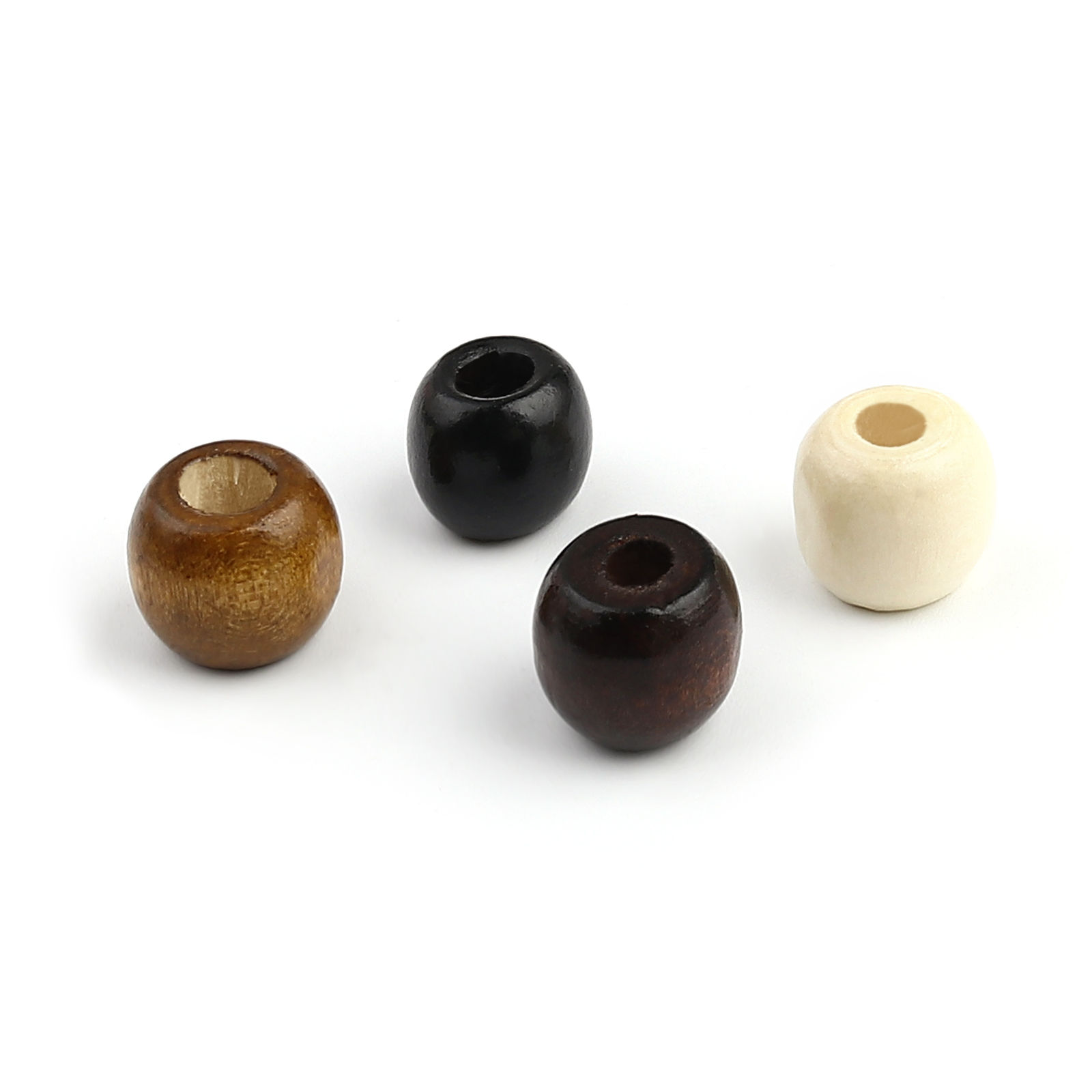 Picture of Natural Pine Wood Spacer Beads About 12mm x 10mm, 500 PCs
