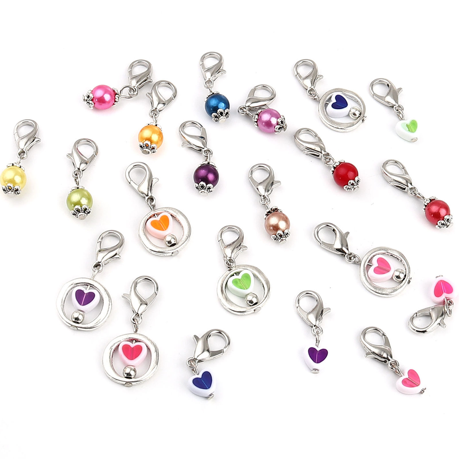 Picture of Zinc Based Alloy & Acrylic Knitting Stitch Markers 12 PCs