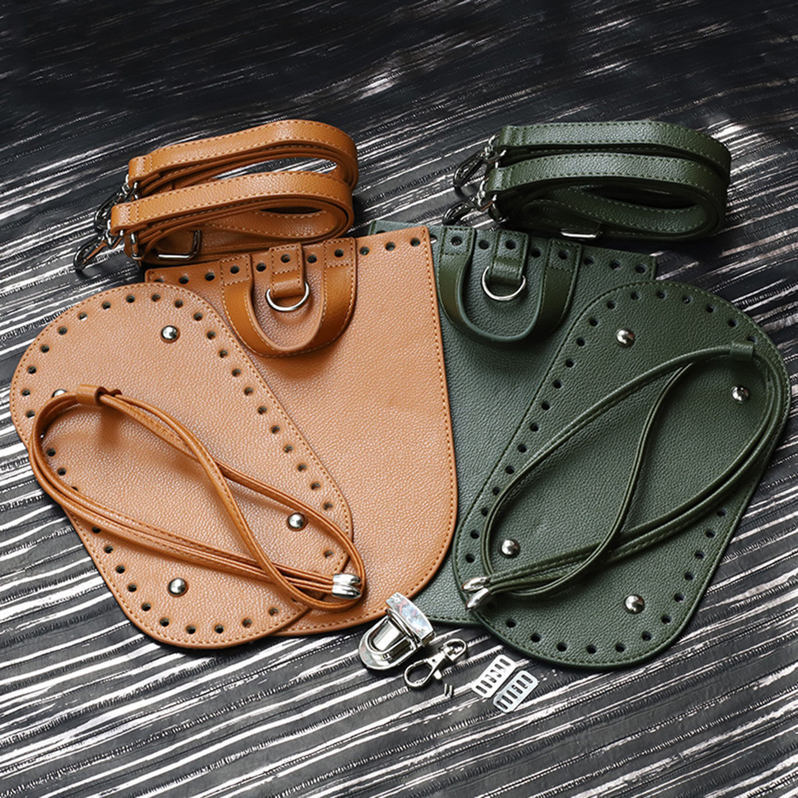 Imagen de PU Accesorios de materiales artesanales hechos a mano bricolaje Bolsa 1 Juego